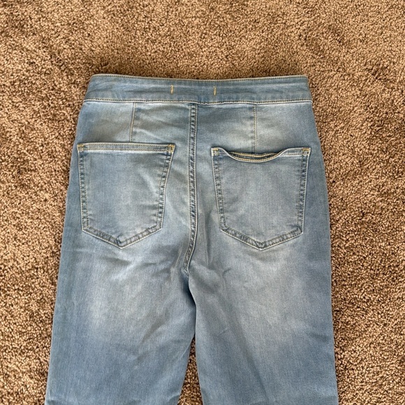 Free People Just Float On Flare Bellbottom Jeans Light Wash - Picture 6 of 10